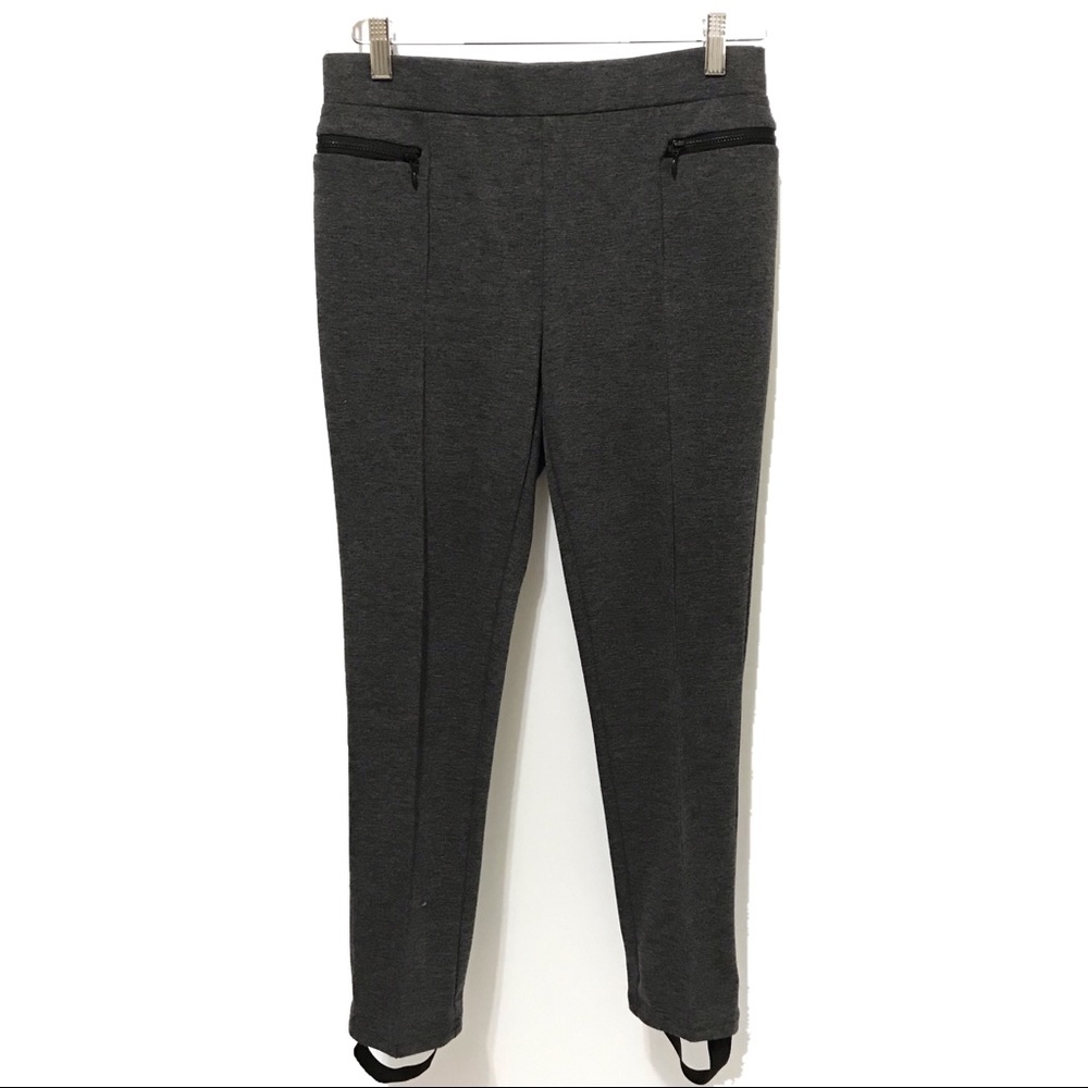 Soft Surroundings Stirrup Pants PS Black Leggings